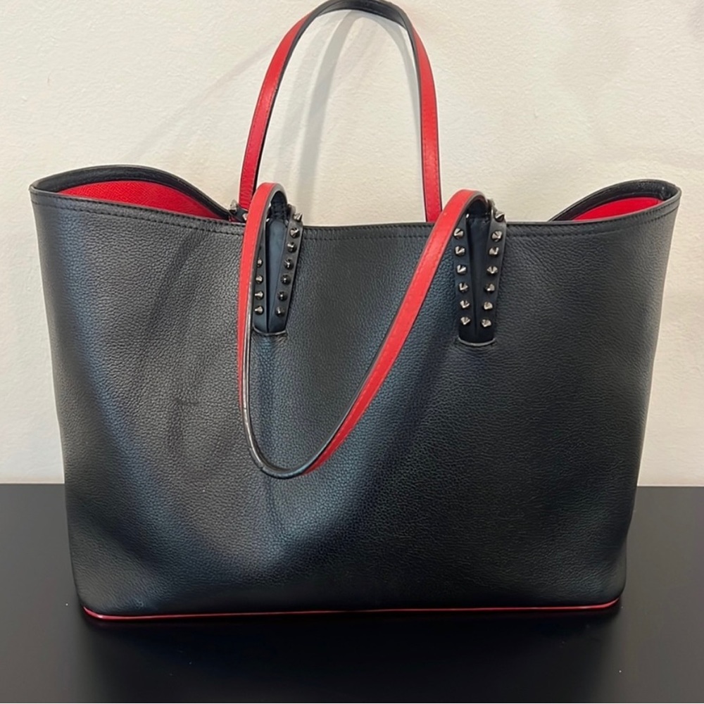 Louboutin cabata leather tote bag